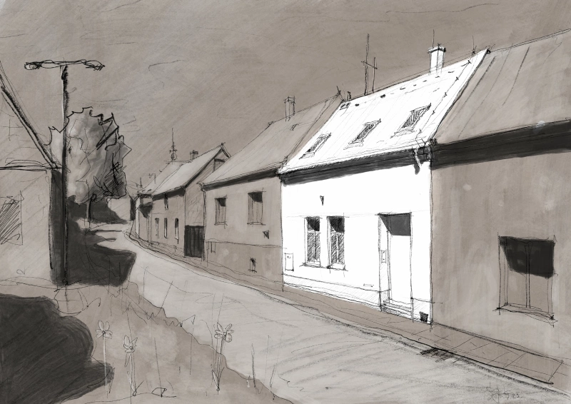 Vesnický řadový dům